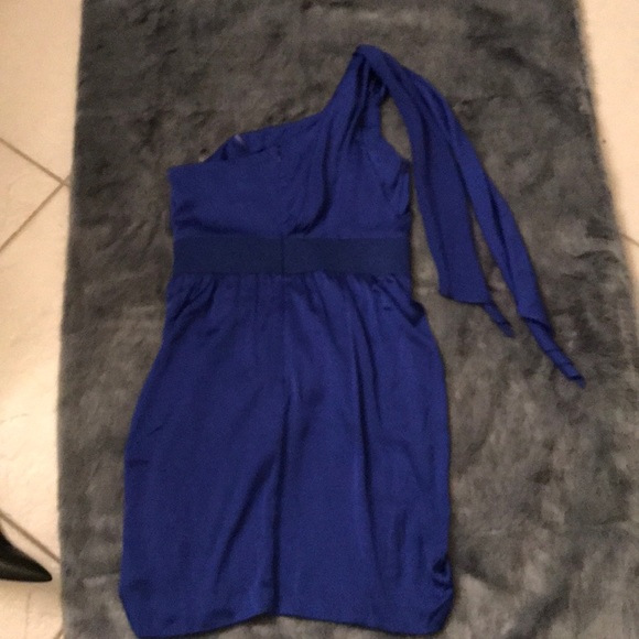 Aqua Dress cobalt blue cocktail dress -2 - Picture 3 of 6